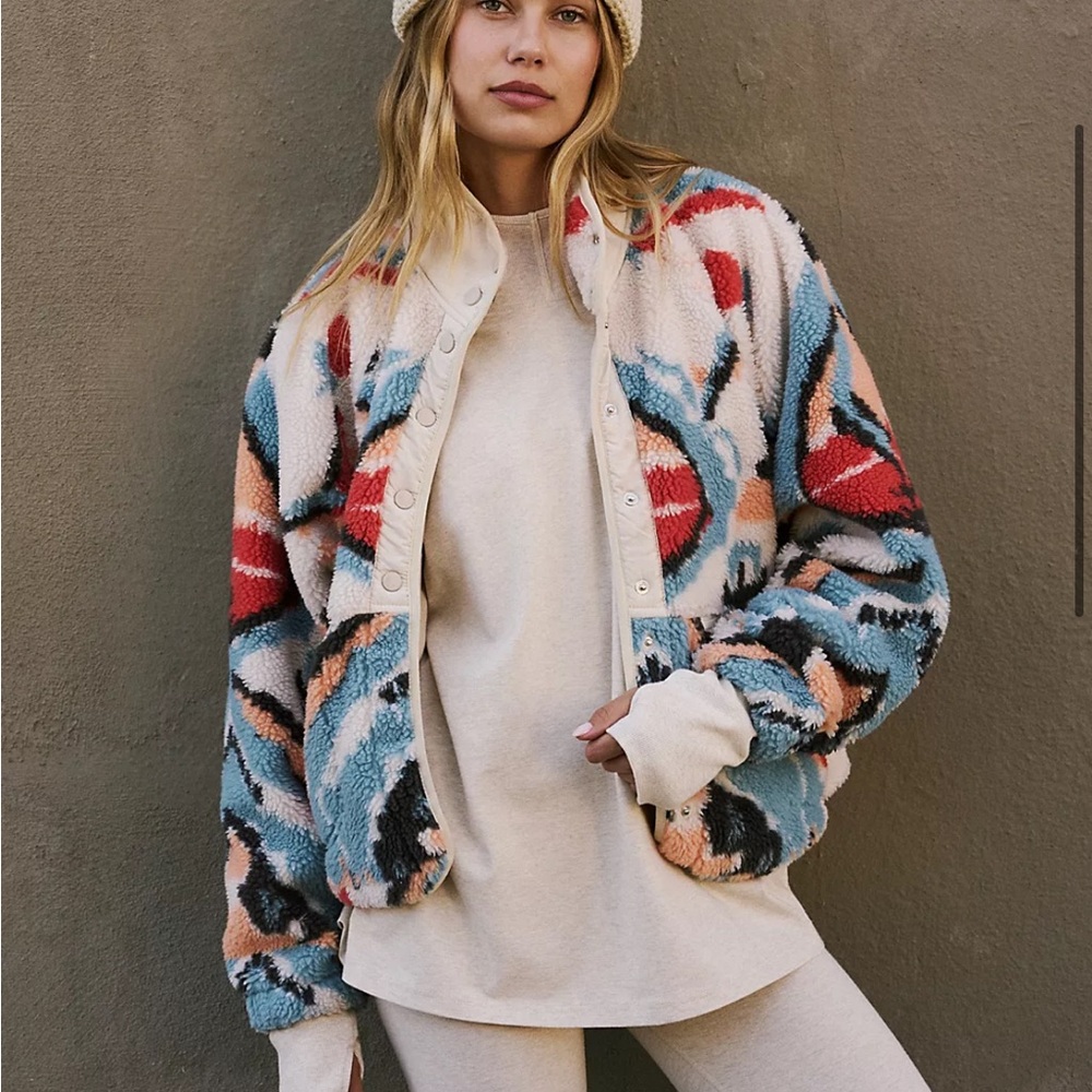 Free people movement hit the slopes fleece jacke